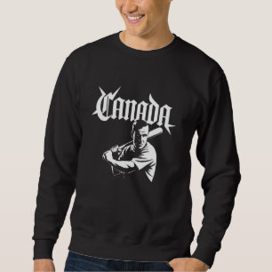 Canada Gift Flag Varsity Canadian Toronto Retro Vi Sweatshirt