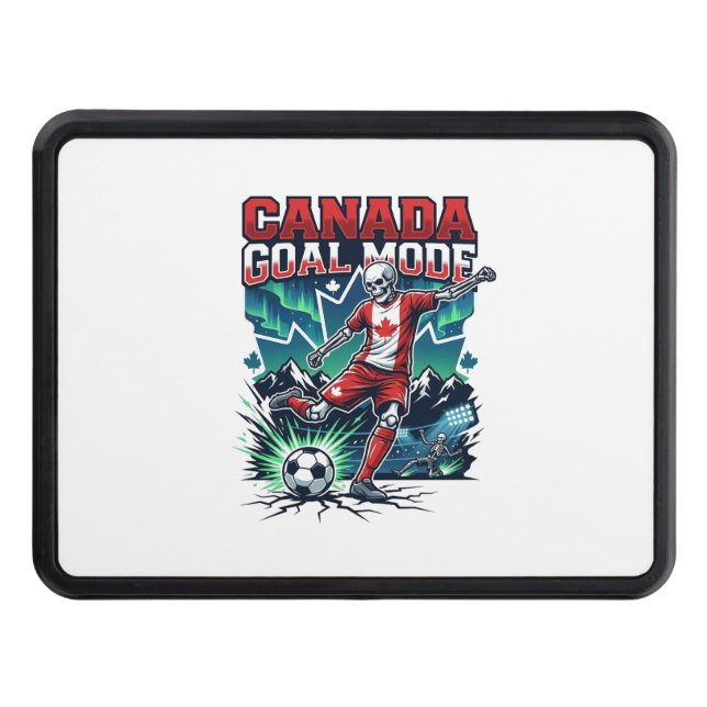 Canada Goal Mode Skeleton Striker Nations Dynamic  Hitch Cover (Front)