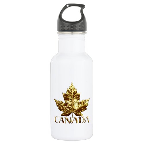 Canada Gold Medal Maple Leaf Souvenir Water Bottle
