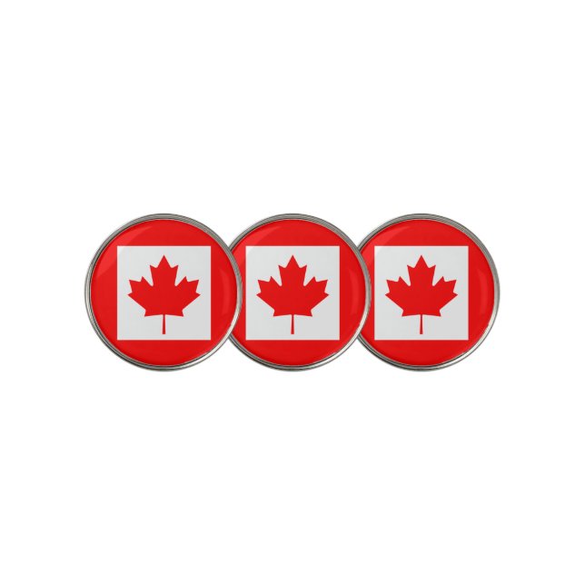 canada golf ball marker (3 Up)
