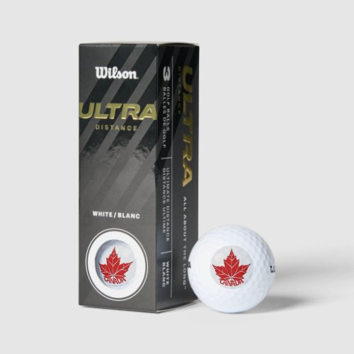 Canada Golf Balls Customized Canada Golf Gifts