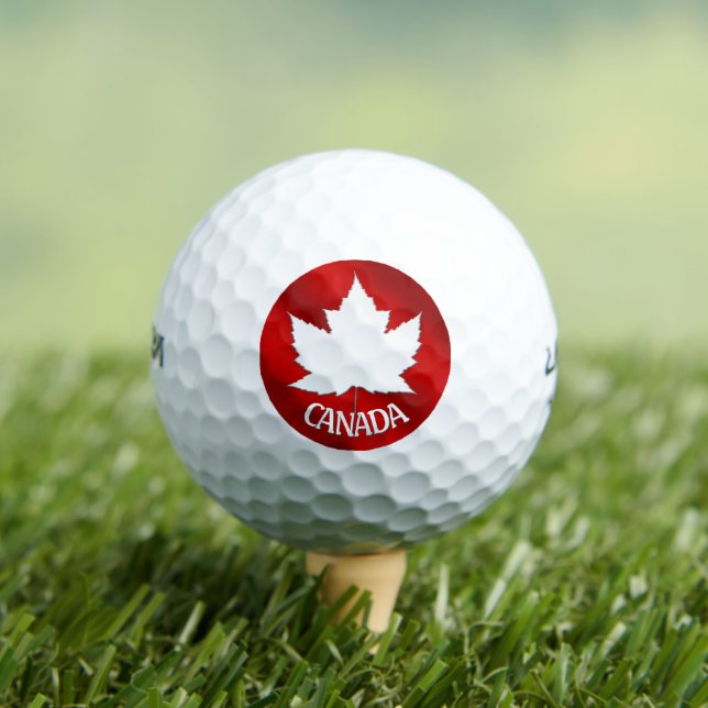 Canada Golf Balls Customized Canada Golf Gifts (Insitu Tee)