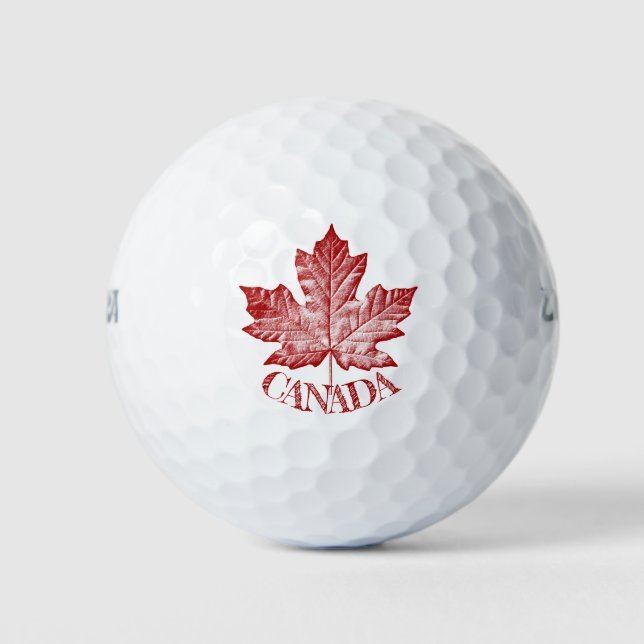 Canada Golf Balls Personalized Canada Golf Gifts (Front)