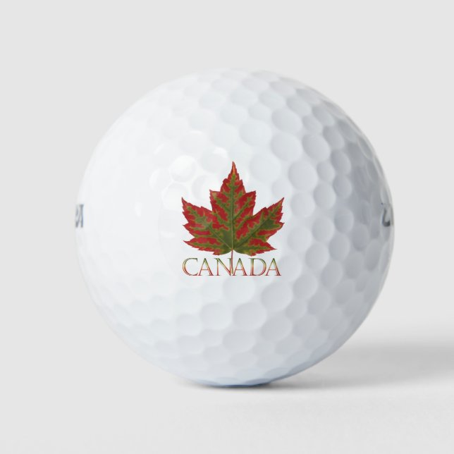 Canada Golf Balls Personalized Canada Golf Gifts (Front)