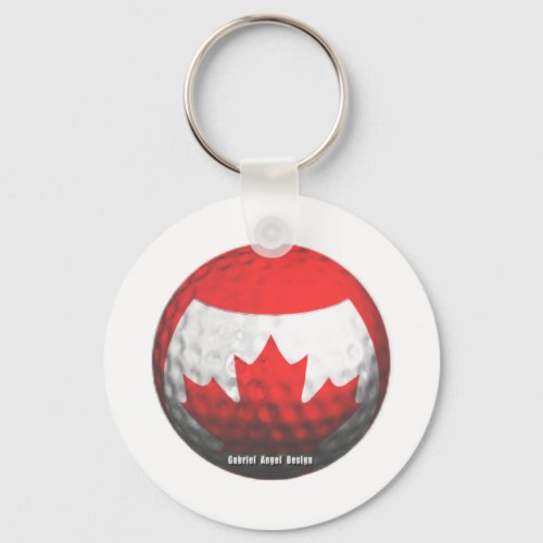 Canada Golf Keychain