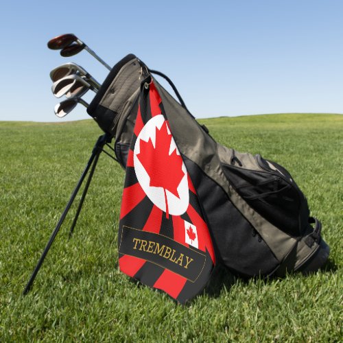 Canada Golf  premium Canadian Flag  Patriots Golf Towel