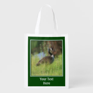 Canada Goose Animal Personalized Reusable Grocery Bag