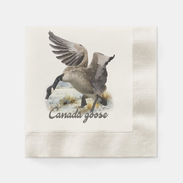 Canada Goose, Art Napkins (Front)