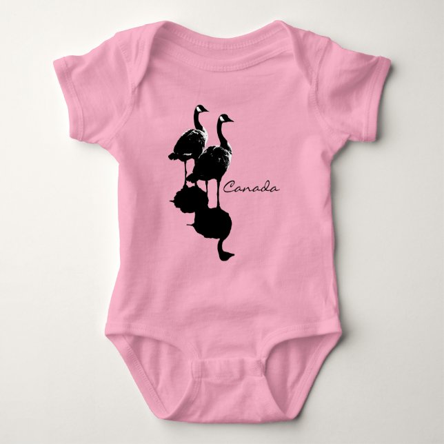 Canada Goose Baby Jumper & Baby Canada Gifts Baby Bodysuit (Front)