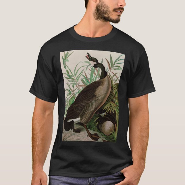 Canada Goose Birds of America Audubon Print T-Shirt (Front)