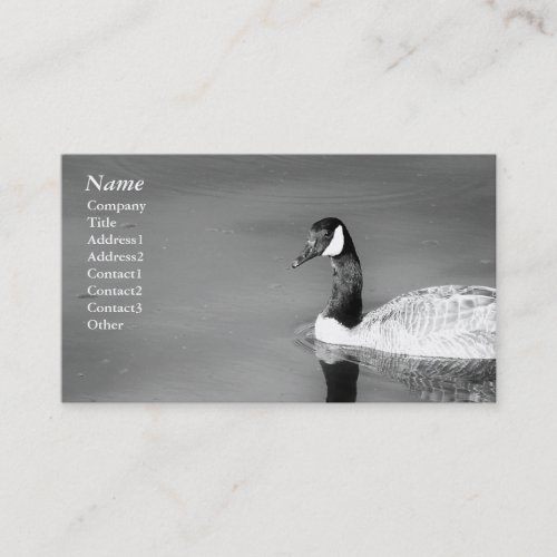 Canada Goose black&amp;white - Business cards