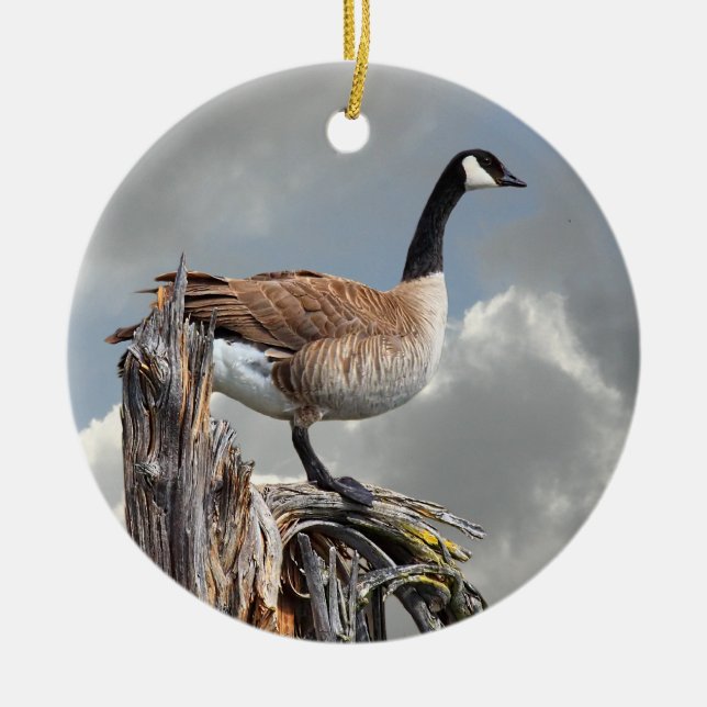 CANADA GOOSE CERAMIC ORNAMENT (Front)