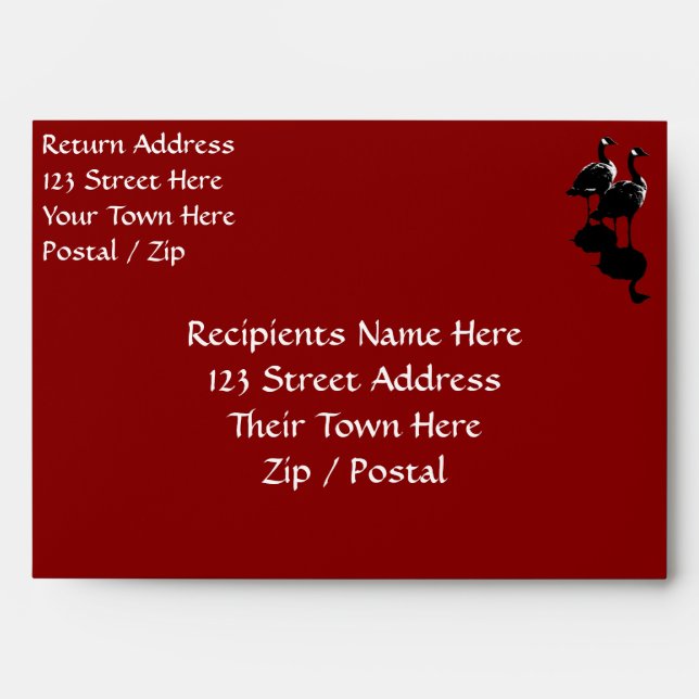 Canada Goose Envelopes Personalize Canada Envelope (Front)