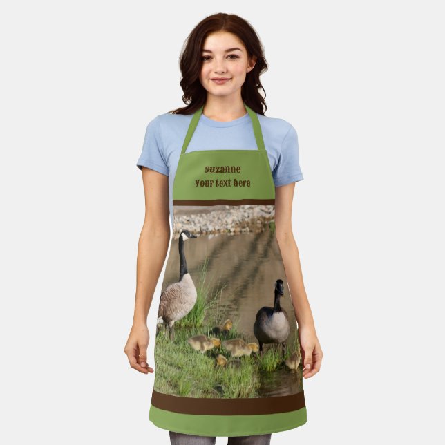 Canada Goose Family Personalized Apron (Worn)