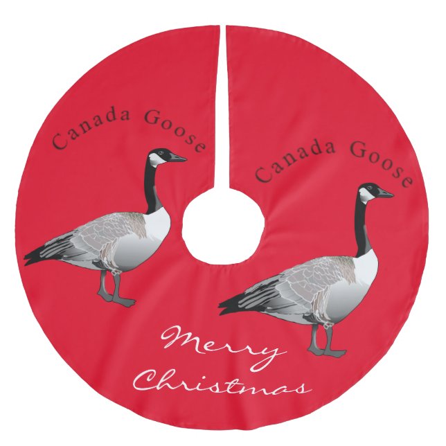 Canada Goose Gander Thunder_Cove  Brushed Polyester Tree Skirt (Front)