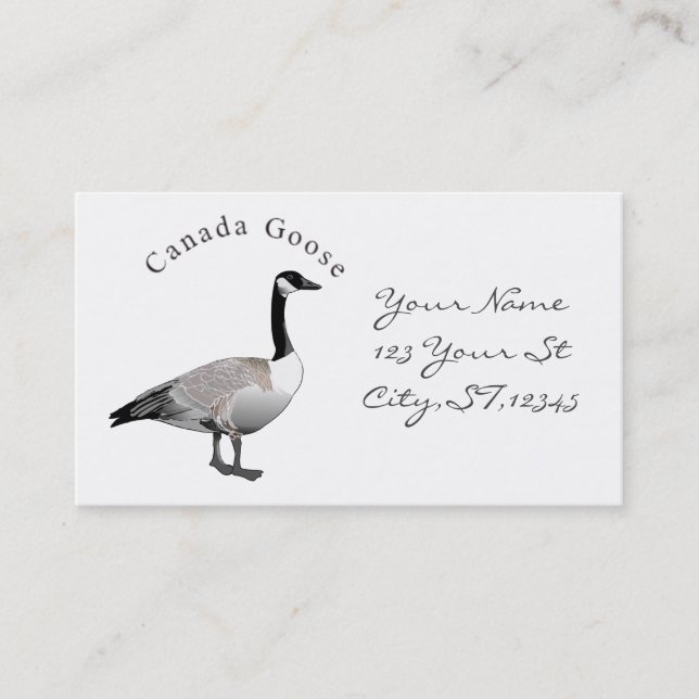 Canada Goose Gander Thunder_Cove Business Card (Front)