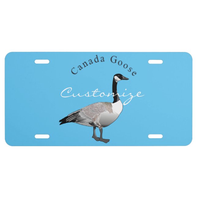 Canada Goose Gander Thunder_Cove License Plate (Front)