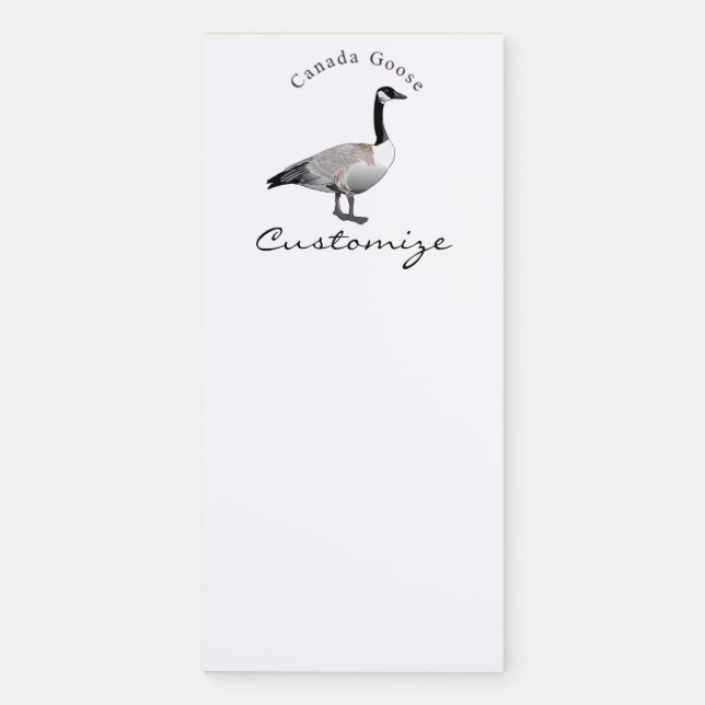 Canada Goose Gander Thunder_Cove Magnetic Notepad (Front)