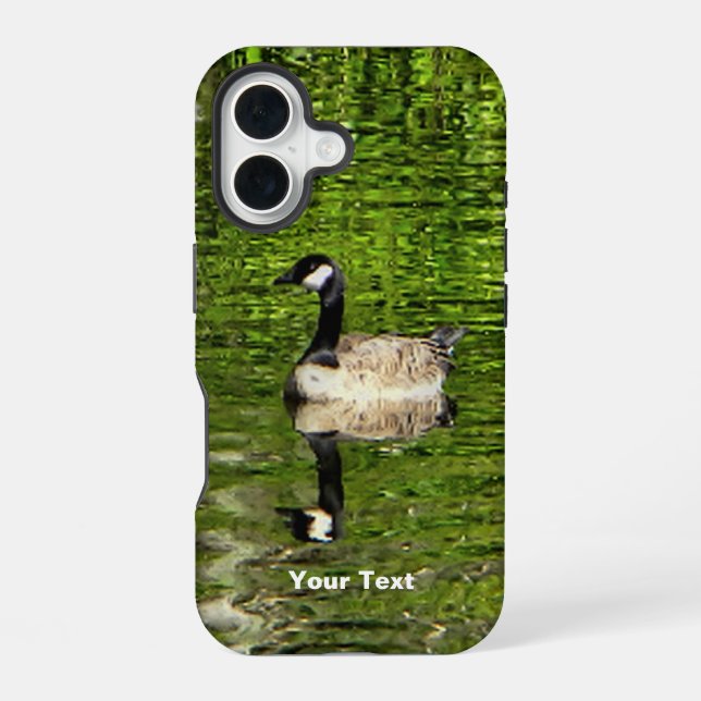 (Canada) Goose Green Iphone Case (Back)
