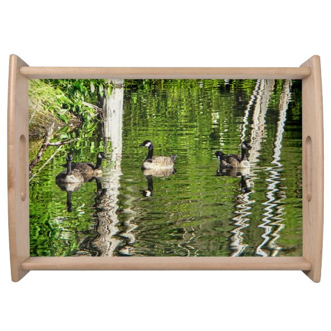 (Canada) Goose Green Serving Tray (Front)