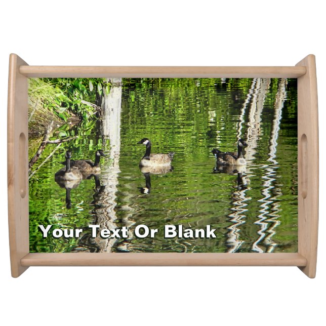 (Canada) Goose Green Serving Tray (Front)