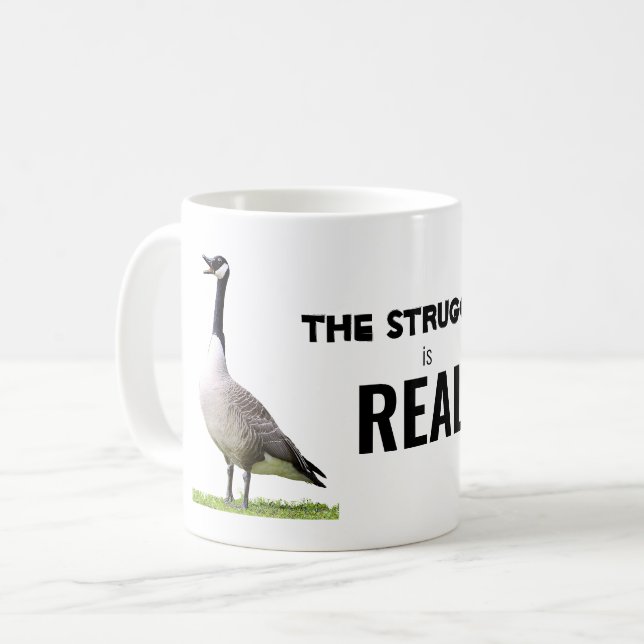 Canada Goose Honking Coffee Mug (Front Left)