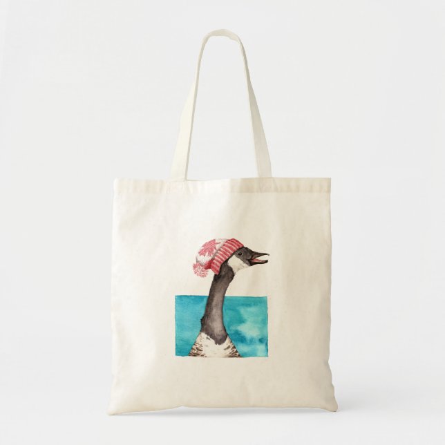 Canada Goose in a Toque Tote Bag (Front)