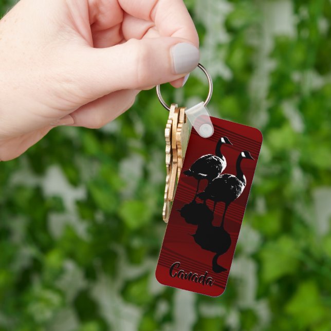 Canada Goose Key Chain Personalize Canada Souvenir (Hand)
