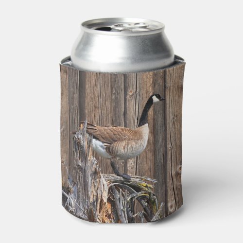 CANADA GOOSE ON BARN BOARD CAN COOLER