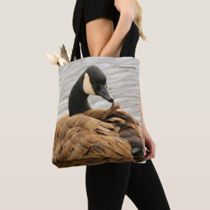 Canada Goose on the Lake Tote Bag