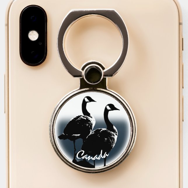Canada Goose Phone Ring Holder & Stand Personalize (Close Up)