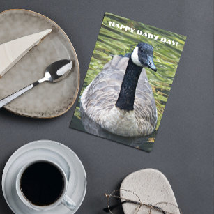 Canada Goose Photo Father's Day Card