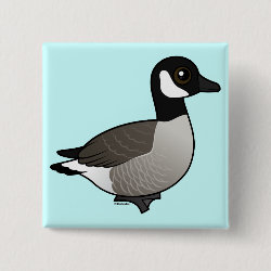 Cute Canada Goose Square Button