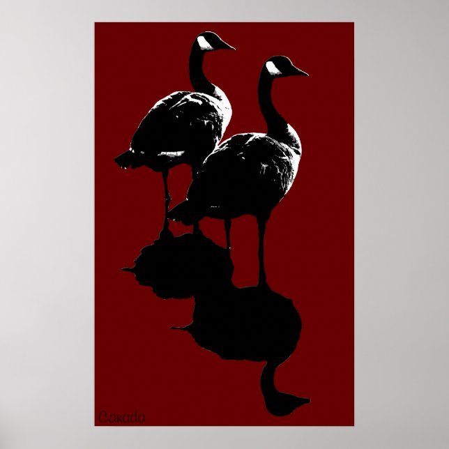 Canada Goose Poster Custom Canada Souvenir Poster (Front)