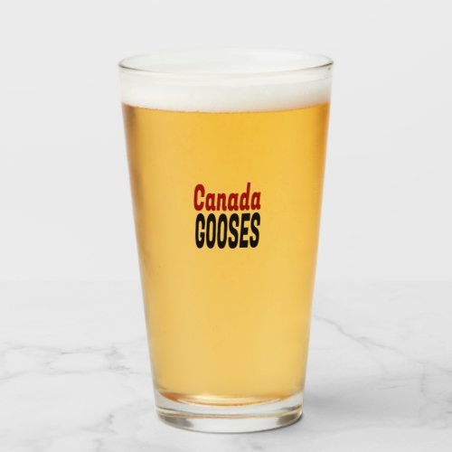 Canada Gooses LetterKenny Funny Novelty Glass