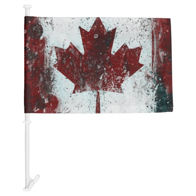 Canada Grunge Distressed Flag (Front)