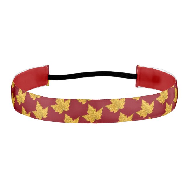 Canada Headbands Canada Maple Leaf Hair Bands (Front)