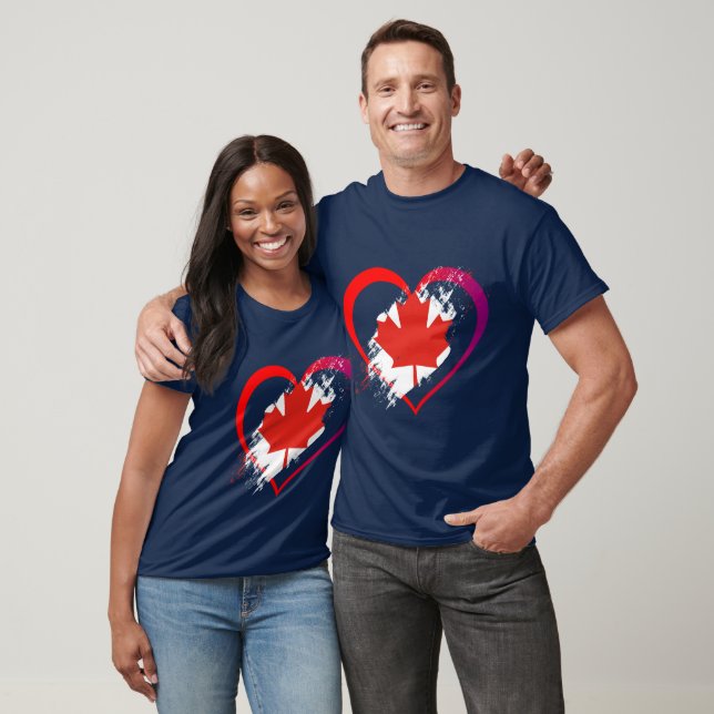 Canada Heart T-Shirt (Unisex)