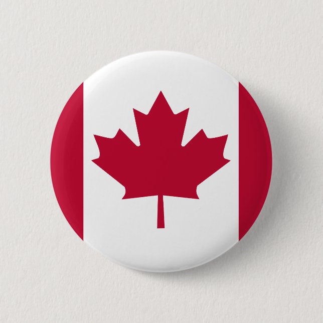 Canada High quality Flag Button (Front)