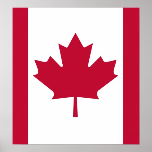 Canada High quality Flag Poster