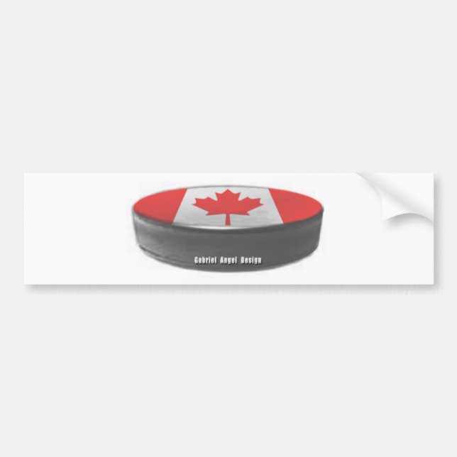Canada Hockey Bumper Sticker (Front)