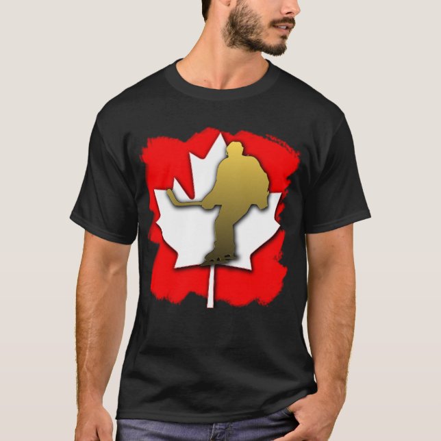 Canada Hockey Gold T-Shirt (Front)