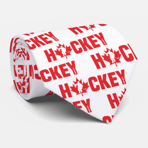 Canada Hockey Maple Leaf Player Neck Tie