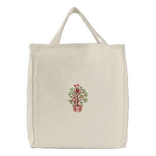 Canada - Home Tweet Home! Embroidered Tote Bag