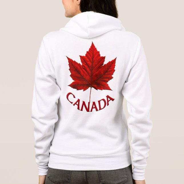 Canada Hoodie Canada Maple Leaf Shirt Hoodies (Back)
