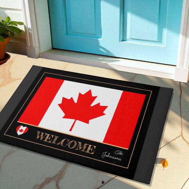 Canada house mat, Canadian Flag sports / Welcome Doormat (Creator Uploaded)