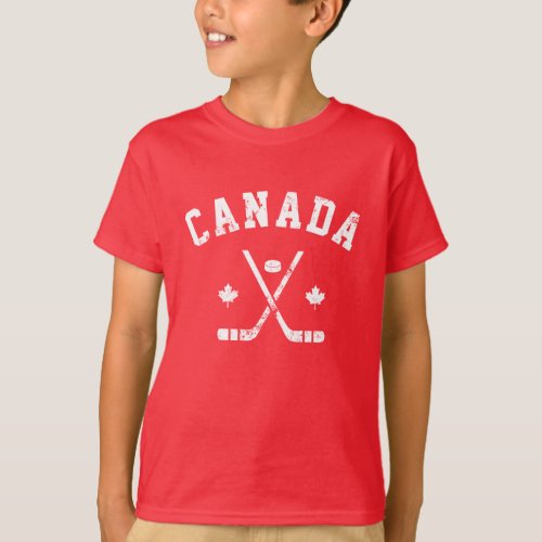 Canada Ice Hockey  T_Shirt