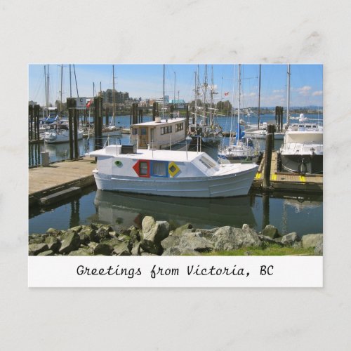 CANADA Inner Harbor Victoria BC Postcard