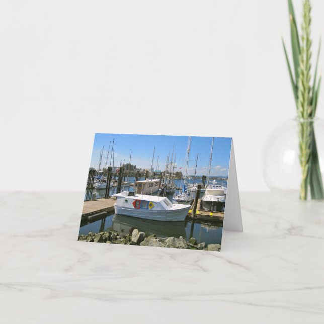 CANADA, Inner Harbour, Victoria, BC Note Card (Front)