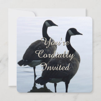 Canada Invitations Personalized Canada Goose RSVP